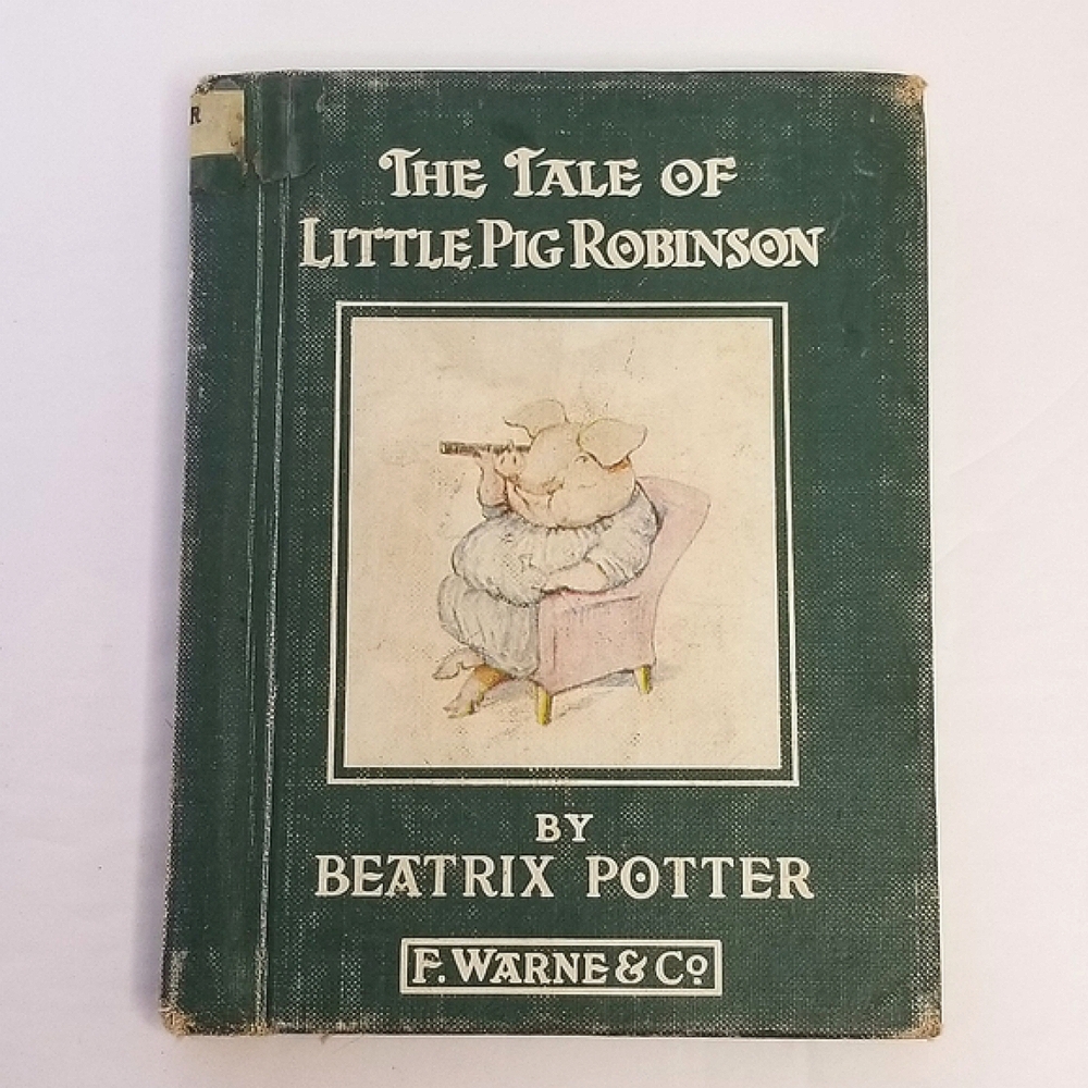 The Tale of Little Pig Robinson by Beatrix Potter- 1958- Vintage Book- Hardcover